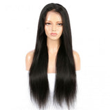 Virgin Brazilian Straight Hair Lace Front Wigs